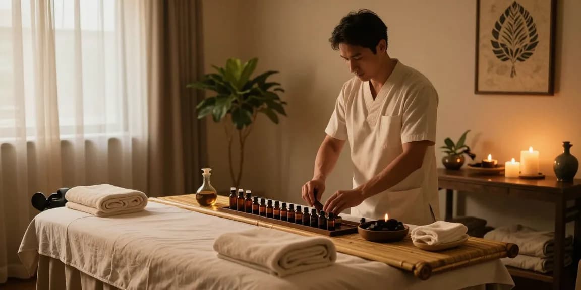 제주마사지 전문 남성 전용 Massage 공간의 아늑한 분위기