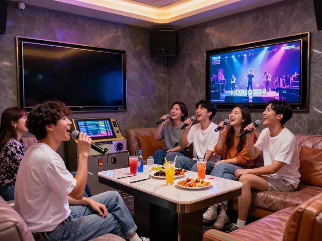 강남 달토에서 즐거운 노래를 부르는 친구들 모습