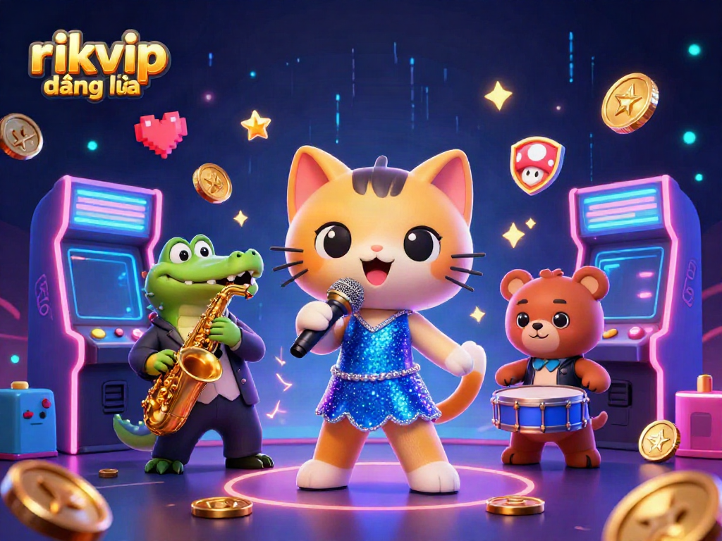 Experience the excitement of rikvip đăng nhập with dynamic casino characters and vibrant game elements