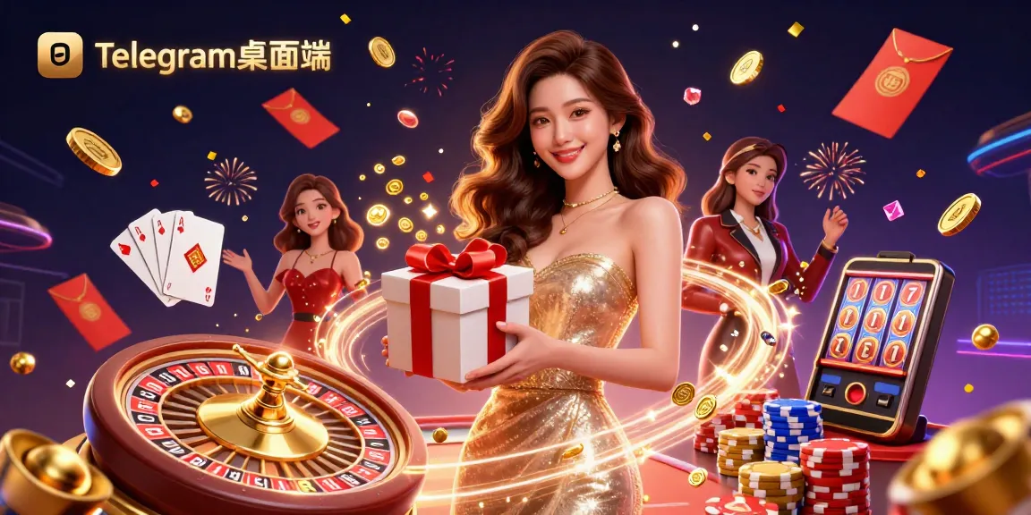 在生动的赌场主题插图中体验高质量的Telegram桌面端游戏。
