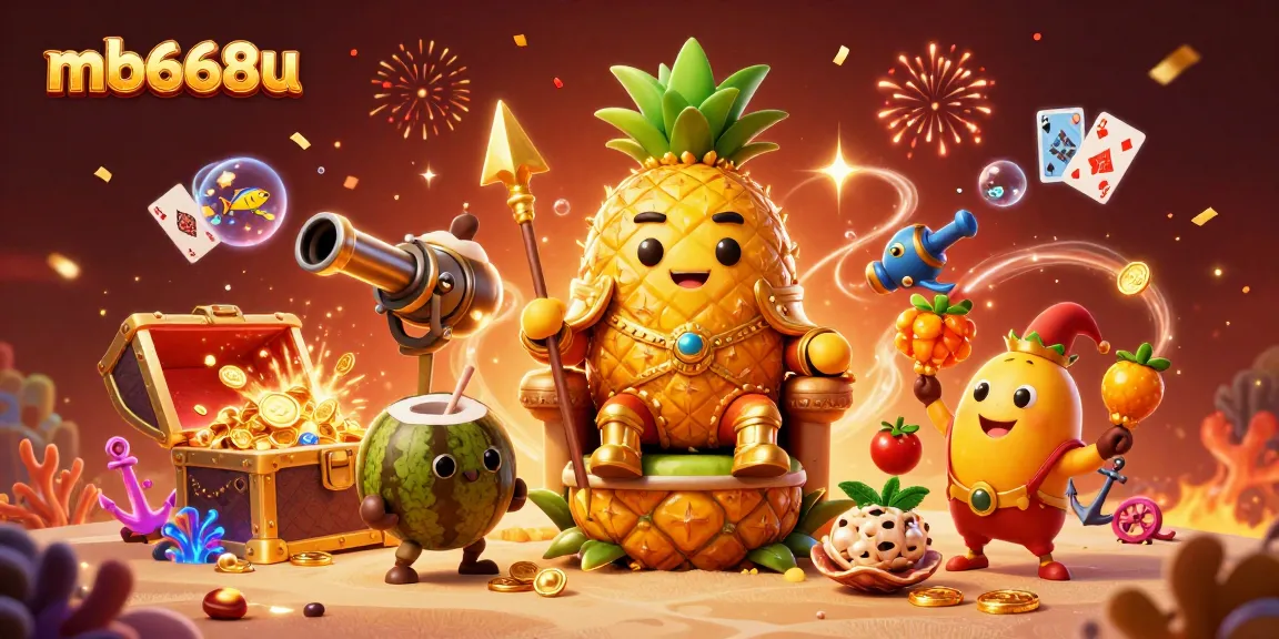 Experience thrilling moments at mb668u with vibrant casino characters, gold coins, and festive energy!